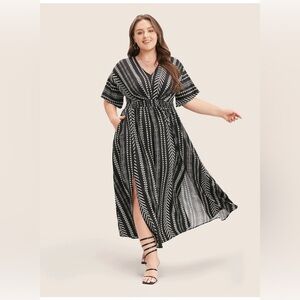 NWT Geometric Dolman sleeve maxi dress 18/20 🌸🌺🌹136